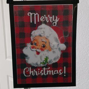 Diamond painting merry Christmas santa